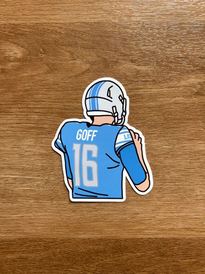 Detroit Lions - Jared Goff Sticker