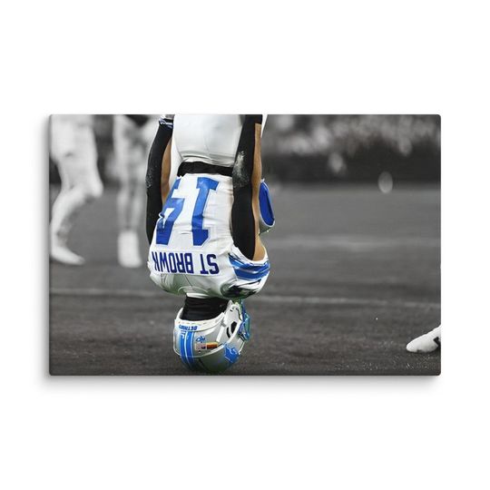 Amon-Ra. St Brown Inspired Headstand Poster