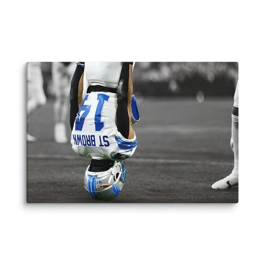 Amon-Ra. St Brown Inspired Headstand Poster