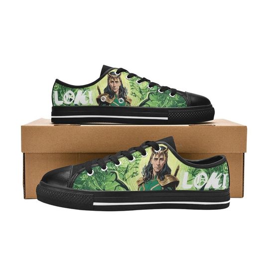 Loki Low Top Shoes Sneakers Disney Low Sneakers