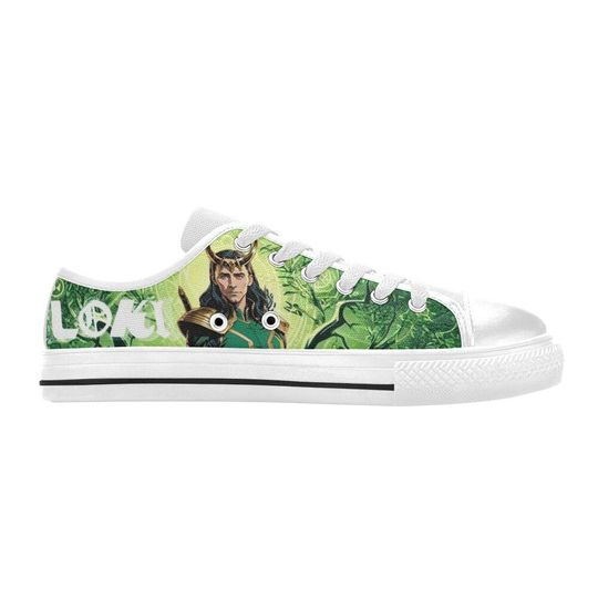 Loki Low Top Shoes Sneakers Disney Low Sneakers