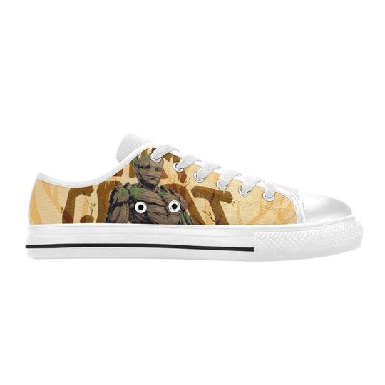Groot Low Top Sneakers, Groot Hero Low Top Shoes