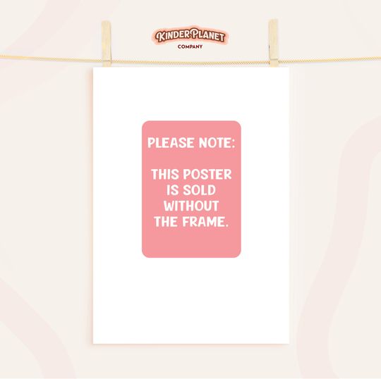 Frog Illustration Wall Print, Cheery Quote, Cute Toad Classroom Posters, Cottagecore Kindness Decor, Animal Poster Prints, UNFRAMED