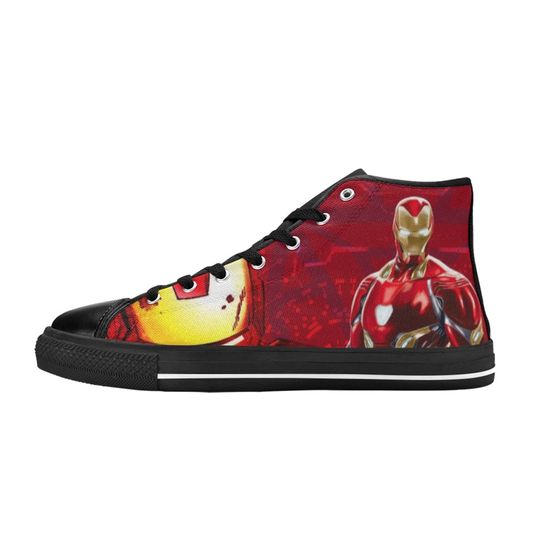 Iron Man Canvas High Top Sneakers, Hero High Top Sneakers