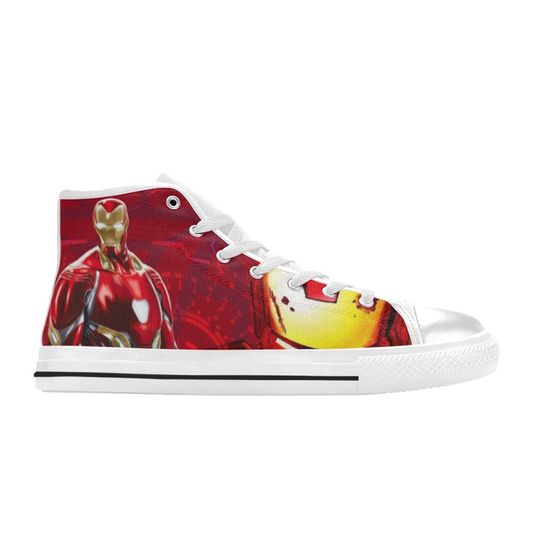 Iron Man Canvas High Top Sneakers, Hero High Top Sneakers