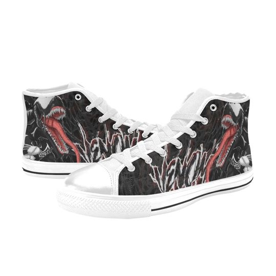 Venom Canvas High Top Sneakers, Venom Shoes