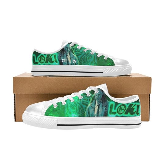 Loki Low Top Shoes Sneakers Disney Low Sneakers