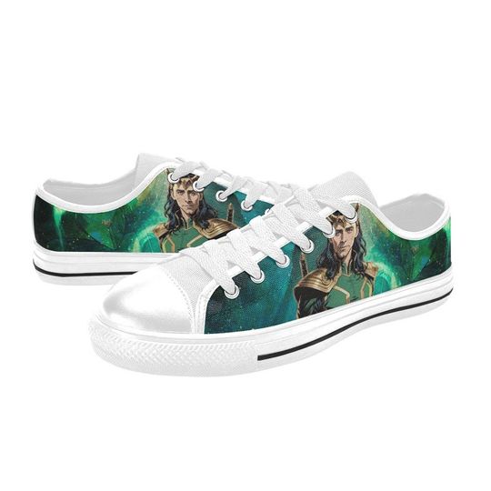 Loki Low Top Shoes Sneakers Disney Low Sneakers