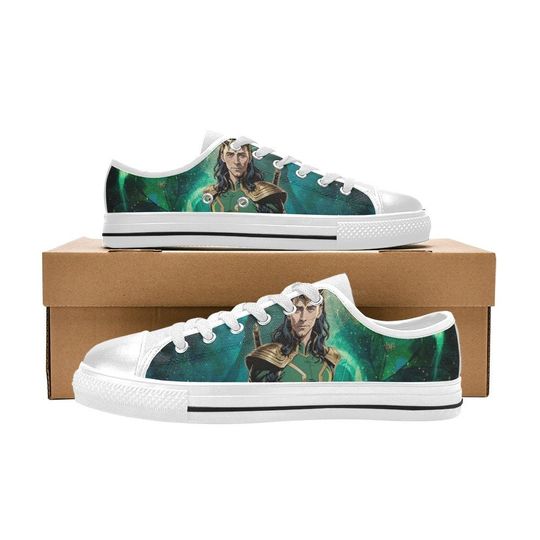 Loki Low Top Shoes Sneakers Disney Low Sneakers