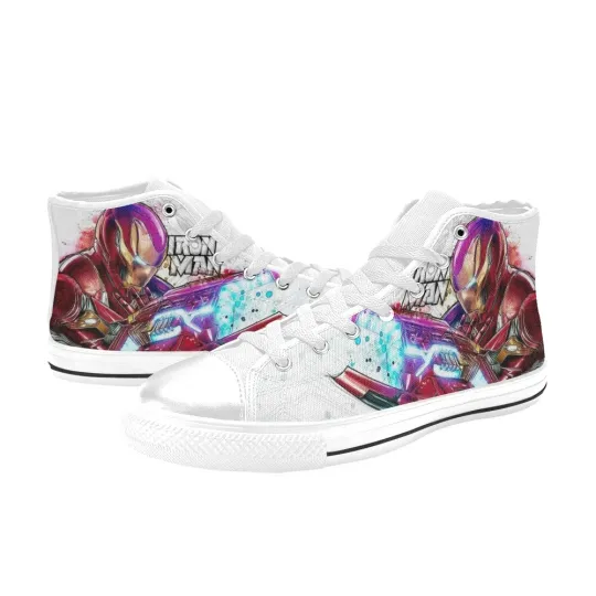Iron Man Sneakers High Top Shoes