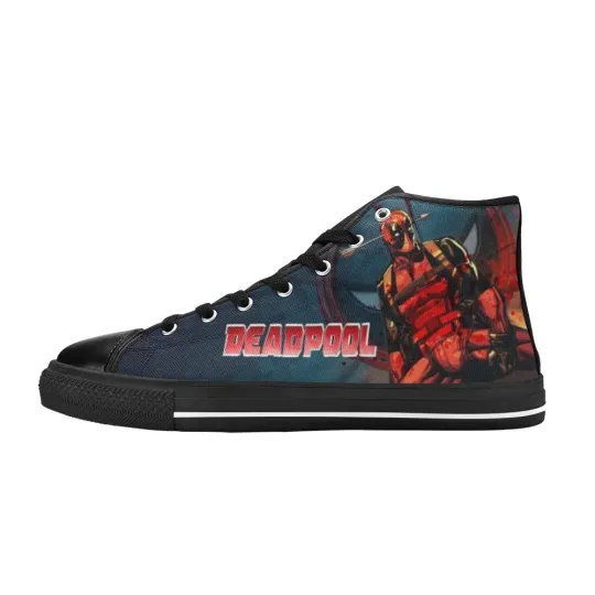 Deadpool High Tops Sneakers Canvas Men Shoes