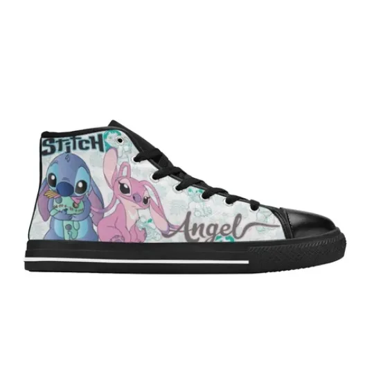 Ohana Stitch Angel High Top Sneakers
