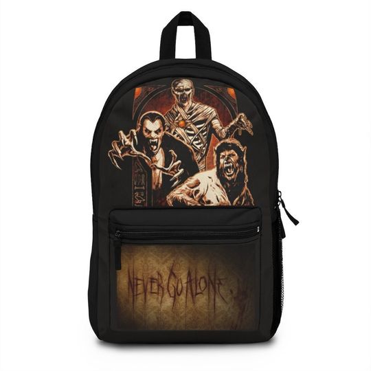 Halloween Monsters Backpack, Universal Studios Backpack, Dracula Backpack, Mummy Backpack, Wolfman Backpack, Halloween HN