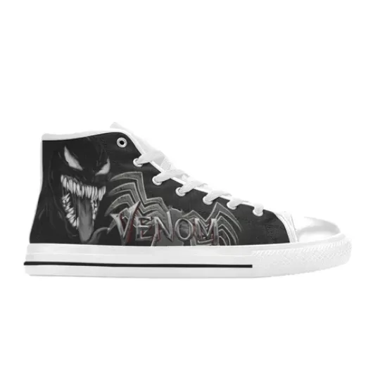 Venom Sneakers High Top Casual Canvas, Venom Sneakers