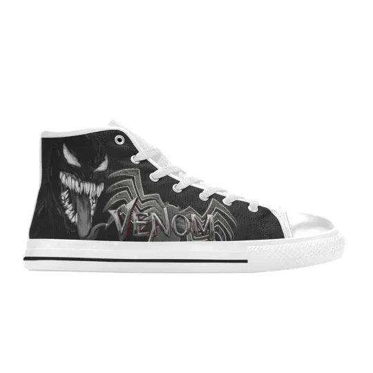 Venom Sneakers High Top Casual Canvas, Venom Sneakers