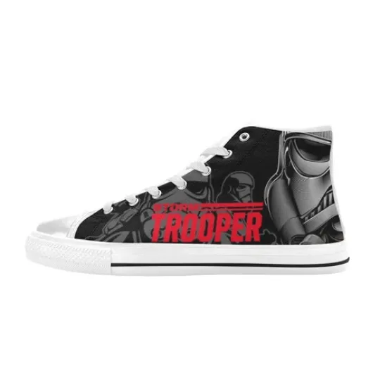 Star Wars Storm Trooper Sneakers High Top Canvas Shoes