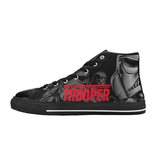 Star Wars Storm Trooper Sneakers High Top Canvas Shoes
