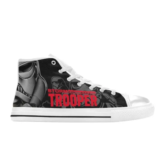 Star Wars Storm Trooper Sneakers High Top Canvas Shoes
