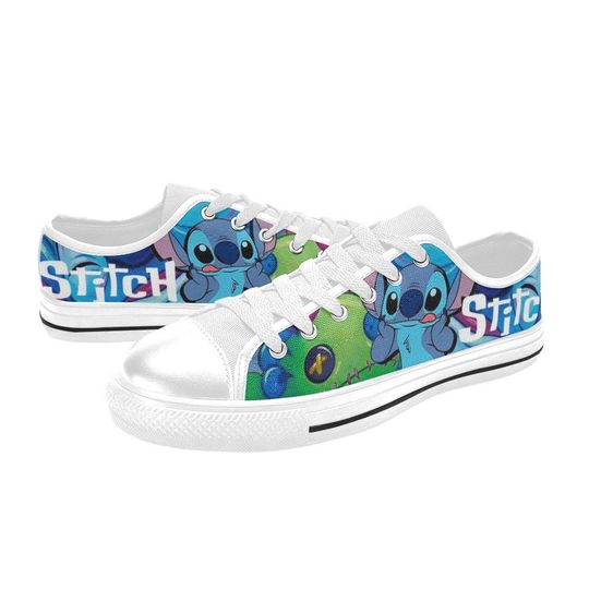 Stitch Lowtop Sneakers Disney Low Top Shoes Sneakers