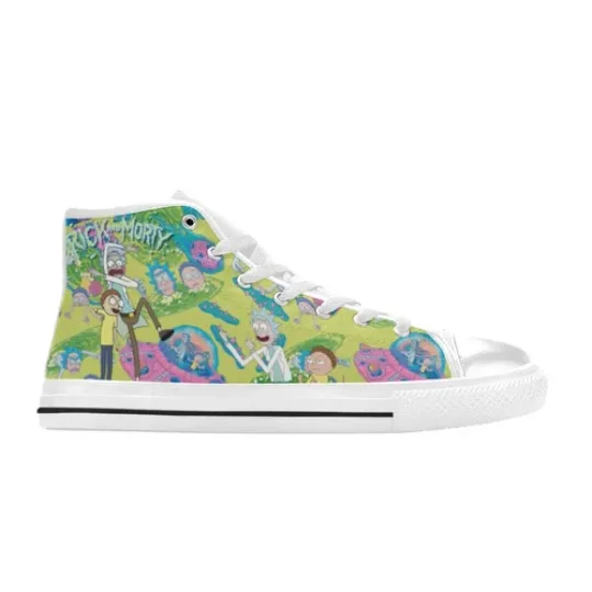 Rick & Rickandmorty High Top Sneakers Canvas