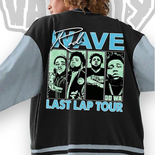 Custom Unisex Varsity Jacket, Rod Wave Last Lap Tour