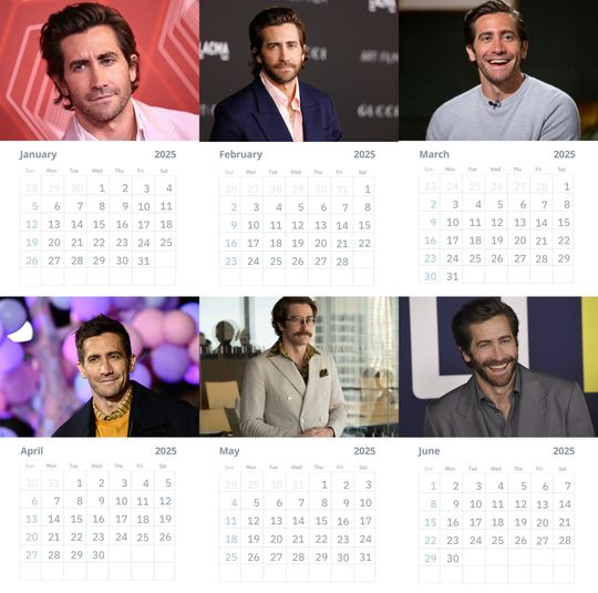 Jake Gyllenhaal Wall Calendars 2025