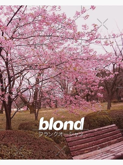 Frank Ocean Blond | Japanese Cherry Blossom Version  Poster