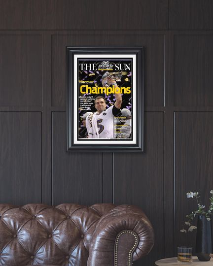 2013 Baltimore Ravens Super Bowl Champions (NO FRAMED) Poster