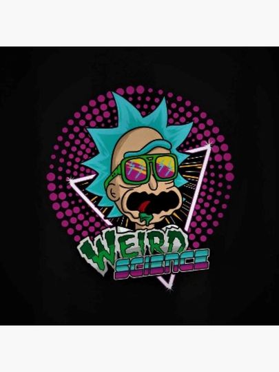 Rick  and Rickandmorty Science Throw  Pillow