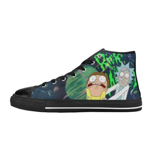 Rick And Rickandmorty High Top Canvas Men Shoes