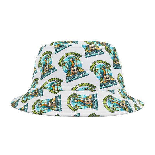Jimmy Buffett AOP Bucket Hat