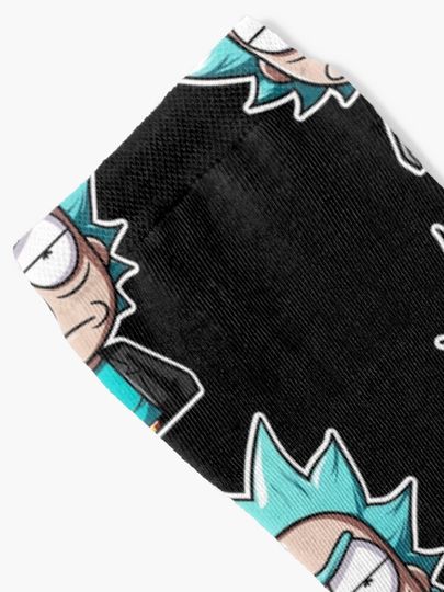 Sticker Rick And Rickandmorty sanche Socks