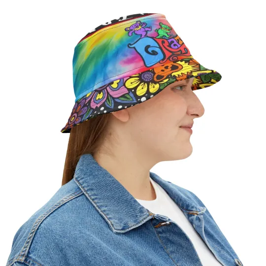 Bucket Hat (AOP) Grateful Dead Bears