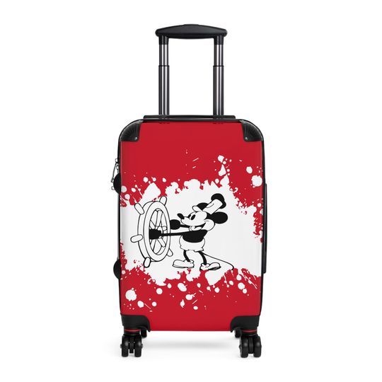 Disney Steamboat Willie Travel Suitcase