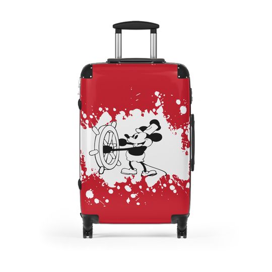 Disney Steamboat Willie Travel Suitcase