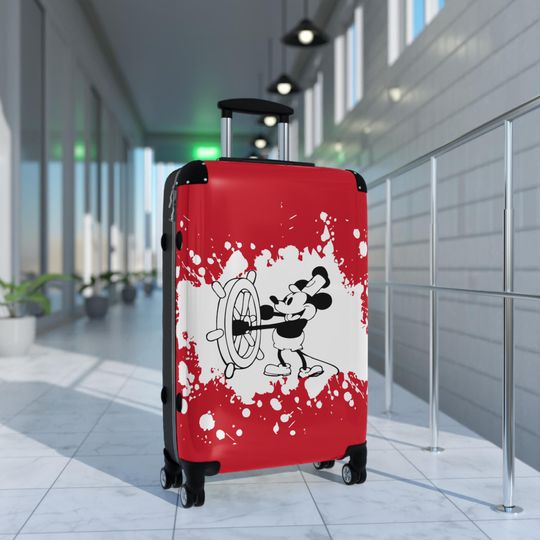Disney Steamboat Willie Travel Suitcase