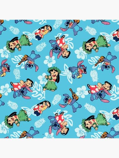 Lilo & Stitch Hula Dance Throw  Pillow