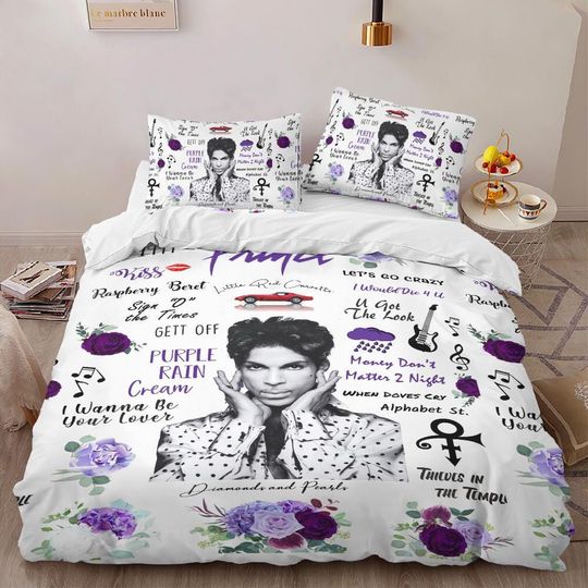 Prince Purple Bedding Set