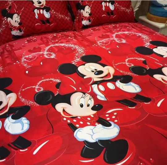 Mickey Mouse Couples Bedding Set