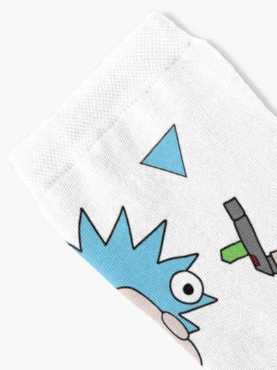 Rick and Rickandmorty Face Rick sanche Socks