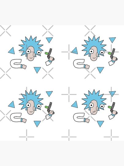 Rick and Rickandmorty Face Rick sanche Socks