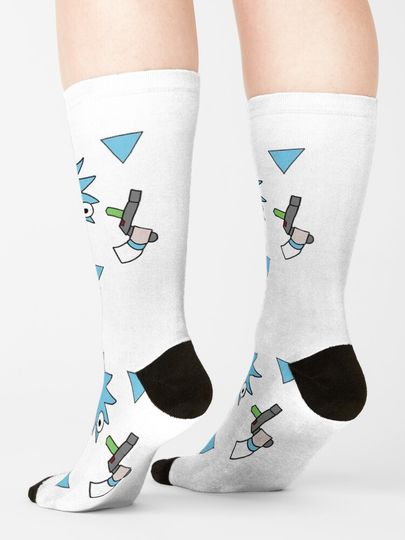 Rick and Rickandmorty Face Rick sanche Socks