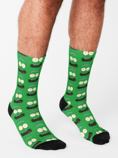 P Rick and Rickandmorty  Face Socks