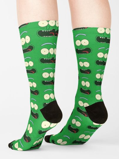 P Rick and Rickandmorty  Face Socks