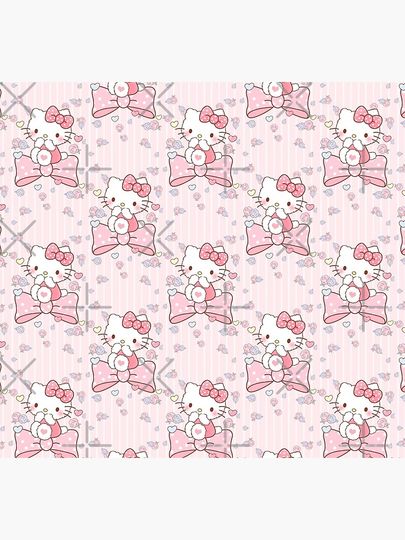 fluffy hello kitty with roses Socks