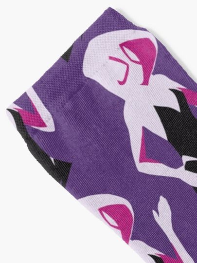 Spider Gwen Spiderverse Socks