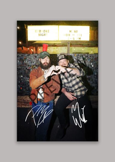 Wallen Western & Post Malone Signature Poster