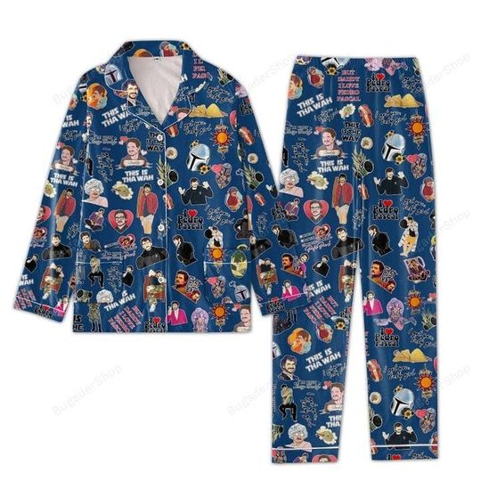 Pedro Pascal Pajamas Set, Pedro Pascal Pajamas, I Love Pedro Pascal Pajamas