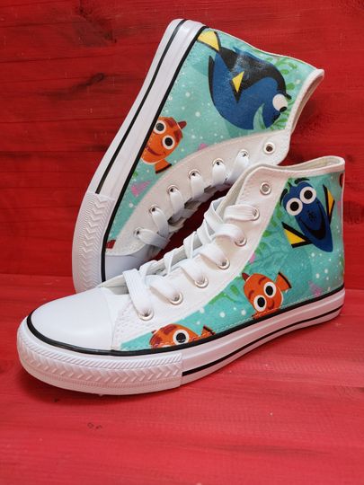 Finding Nemo Dory high top sneakers