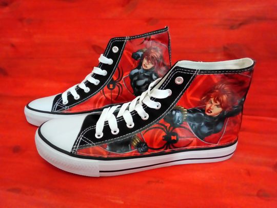 Marvel Black Widow high top sneakers